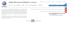 Tablet Screenshot of hatfieldcommercialvehicles.co.za